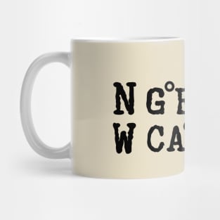 Geocacher coordinates Mug